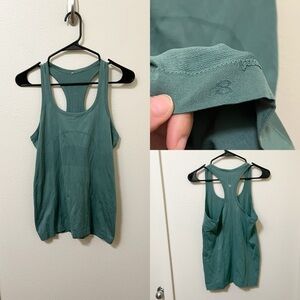 •LULULEMON• Swiflty Tech Tank Top Racerback Frosted Pine / Frosted Pine